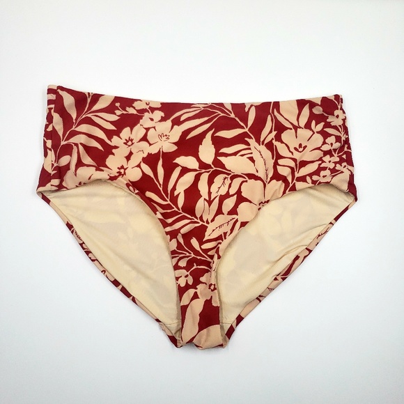 Red Carter Other - 🆕️Red Carter Bikini Bottom only Red & Tan